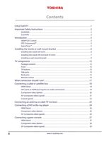 Toshiba 43L310U TV Operating Manual